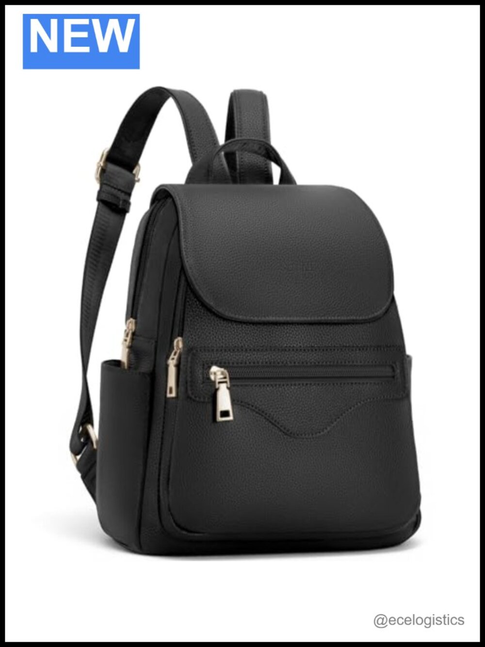 Women's Anti-Theft Vegan Leather Mini Backpack Purse RFID Blocking Crossbody